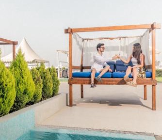 Deluxe Double Room with Side Sea View