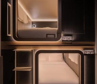 Private Room with 2 Queen Capsules (Shared Bathroom)