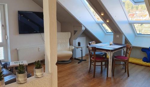 One-Bedroom Loft Apartment with Balcony