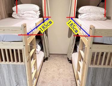 Bunk Bed in 12-Bed Male Dormitory Room
