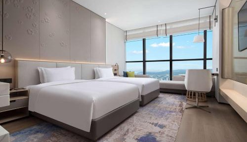 Deluxe Twin Room with City View - Non-Smoking