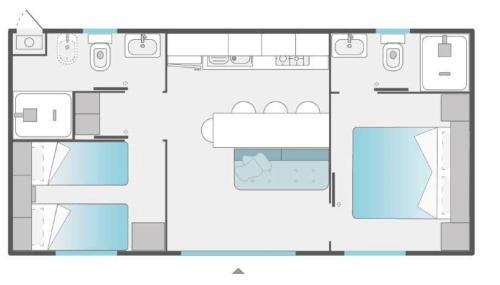 Two-Bedroom Deluxe Mobile Home