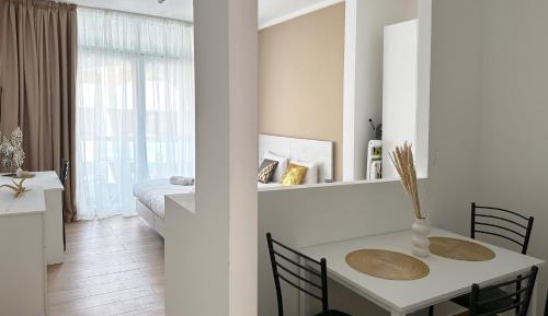 Studio with Balcony