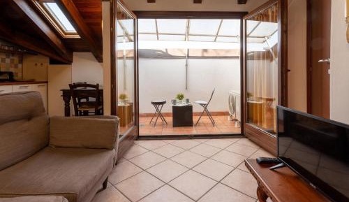 One-Bedroom Loft Apartment with Balcony