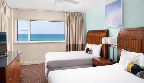Oceanfront Double Beds