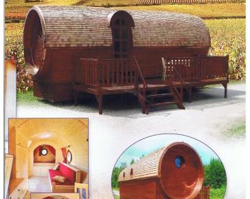 Wooden Caravan (2 Adults)