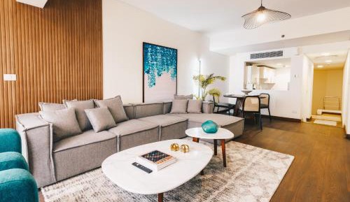 Duplex Apartment with Garden View