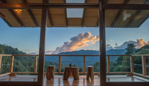 Family Room with Mountain View