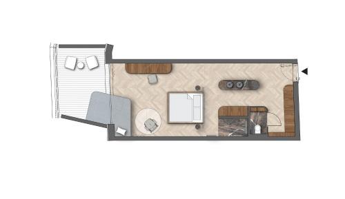 Double Room with Mountain View