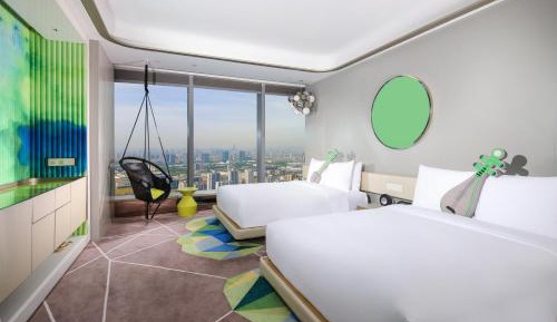 Wonderful Room, Guest room, 2 Queen, City view