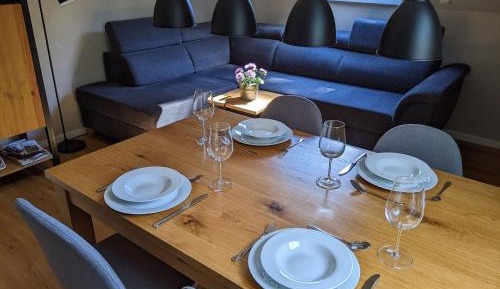 Deluxe Two-Bedroom Apartment with Garden View