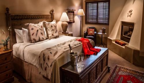 Hacienda Fireplace King Room