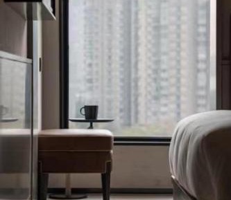 Delicate Single Bed with City View