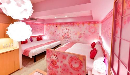 Hello Kitty Room -Sakura Tennyo- (Quadruple Room)