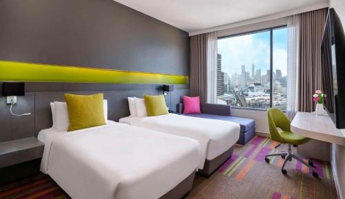 Deluxe Room with 2 single beds, High floor 