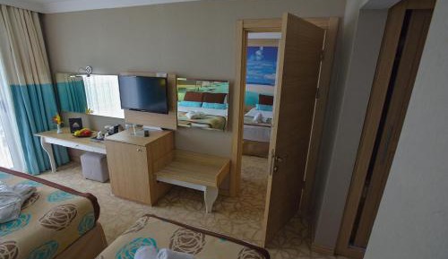 Family Room with Mountain View & Balcony 