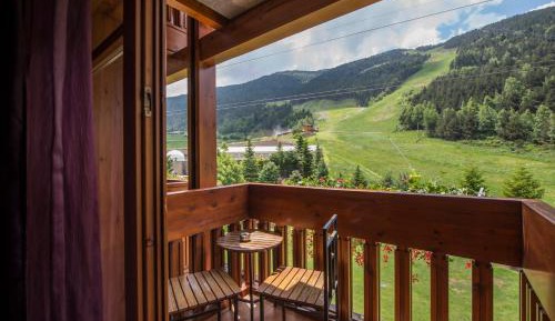 Twin Room with Ski Slopes views