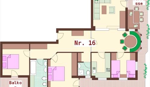 Three-Bedroom Apartment (6-8 Adults)