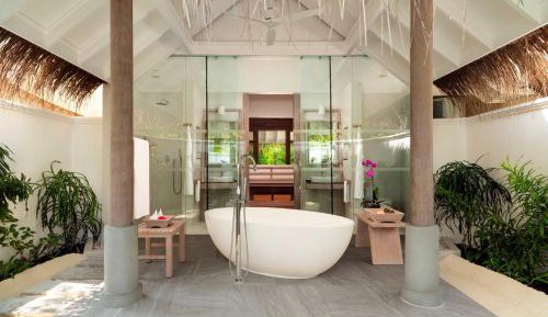 Two Bedroom Family Beach Pool Villa with Complimentary Shared Return Airport Transfers for 4 person