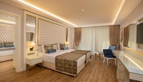 Family Room with Two Private Bathrooms