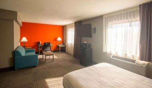 Suite with Double Bed and Roll-In Shower - Accessible/Non-Smoking