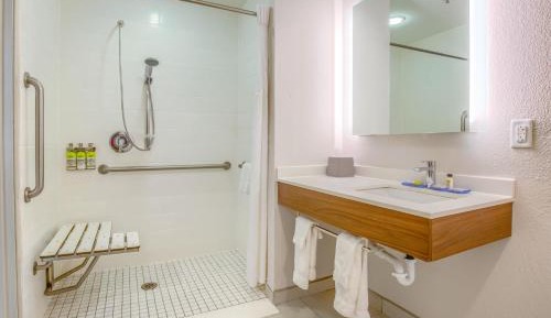 Standard King Room with Mobility Accessible Roll-In Shower