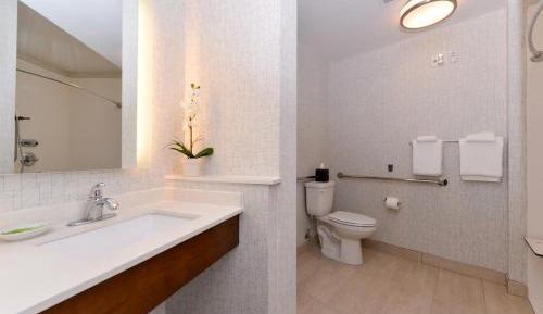 Queen Suite with Two Queen Beds and Sofa Bed - Communications Accessible