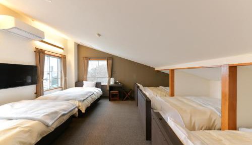 Family Room with Shared Bathroom