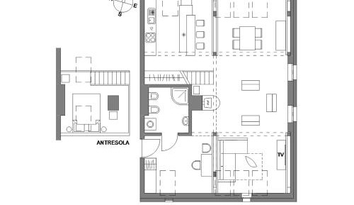  Loft with Mountain View