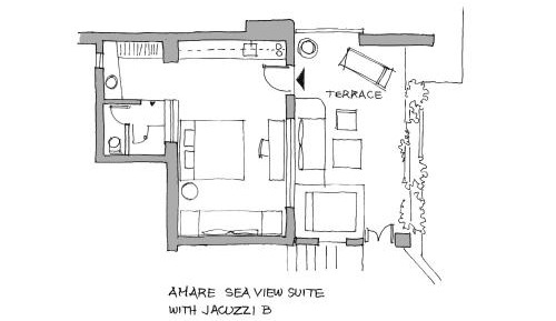 Amare Suite with Sea View and Outdoor Hot Tub