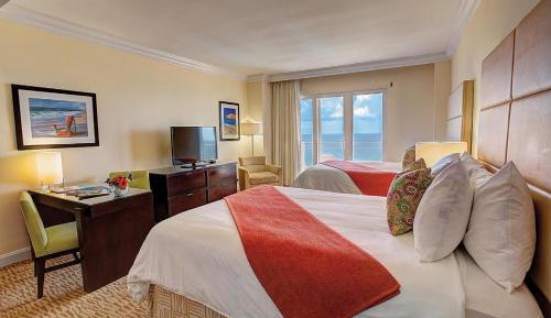 Deluxe Double Room with Partial Ocean View and Balcony