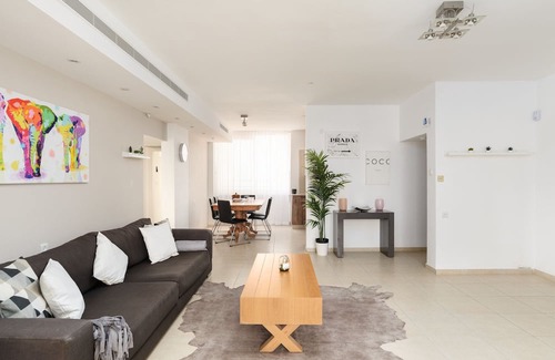 Netanya Apartment | Bright and Fresh Family Home near Beach by FeelHome