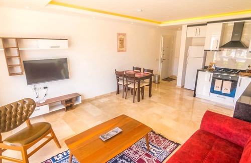 Kalkan Apartment | Stonehouse Apparts Kalkan 1+1 with two balcony and pool view No.4