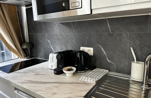 Patershol Apartment | Stylish 1BR plus LR Apt Ghent Castle