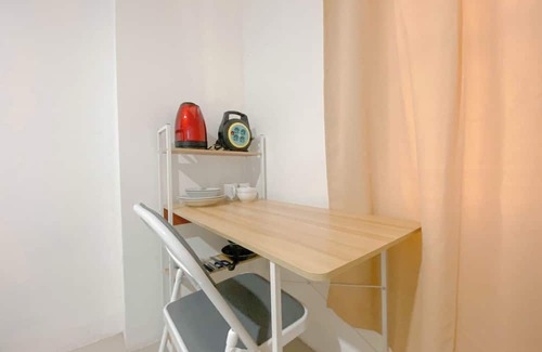 Jatingaleh Apartment | Simple White Accent Studio At Apartment Paltrow City