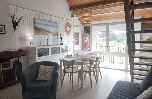 Arzon Apartment | T3 mezzanine sea view for rent for 4/6 people