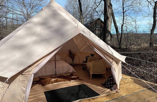 Andover RV Rental | Creekside Yurt