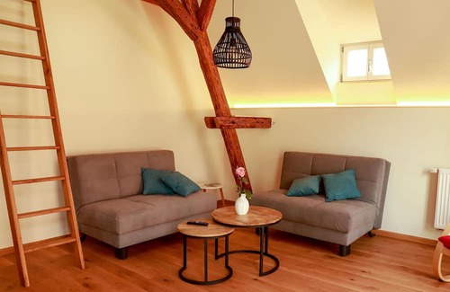 Monchsondheim Apartment | Maisonette-Ferienwohnung Tenne mit 50qm, 2 Schlafzimmer, max. 4 Personen