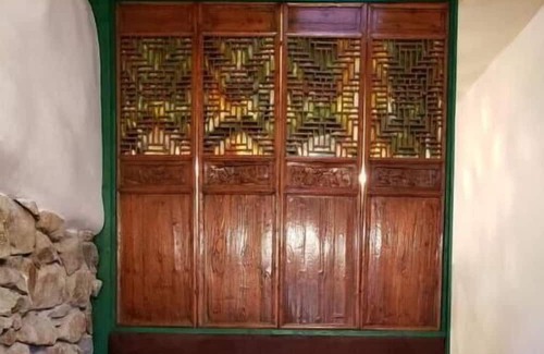 Cerrillos House | Romantic, Rock Carriage House, Hot Tub, WoodStove, on Historic Property