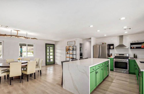 Maricopa House | Spacious desert charmer with a pool, covered patio, office, games, AC, and Wifi