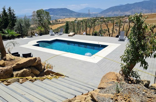 Alora Apartment | Tolles Studio "La Piscina "mit Fantastischer Aussicht auf Alora/andalusien
