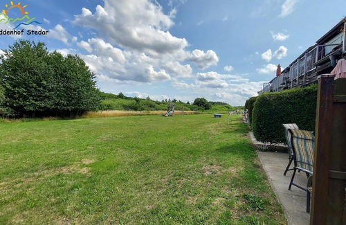 Buschvitz Apartment | Vacation apartment 42 - Idyllic living with dog & view of the countryside