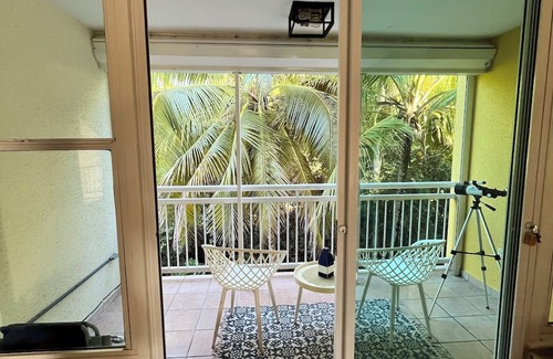 Solimar Apartment | Casa Cielo Azul-Beachfront, private rooftop; 3 bedroom, 2 bath Luquillo Escape