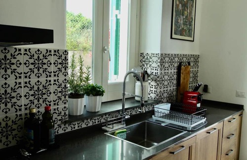 Lipari Historic Centre Villa | Villa 'La Casa Bianca' with Private Terrace, Wi-Fi and Air Conditioning