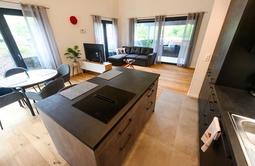 Waldulm Apartment | Apartment 'Ferienwohnung Schwarzwald Penthus' with Mountain View, Private Terrace and Wi-Fi