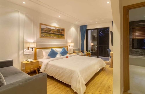 Cam Thanh Bed & Breakfast | Lime Villa - King Viziati in questa incantevole camera