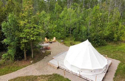 Miller Lake House | Bear Cave Glamping Tent