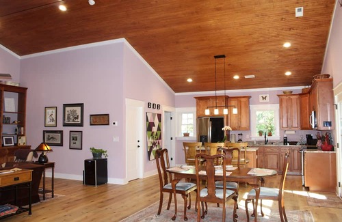 Coats House | Peaceful Studio Style Home with Accessible Features, Wood Burning Fireplace