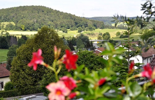 Gomadingen Apartment | Vacation apartment with balcony and wonderful view, quiet location on the edge of the village