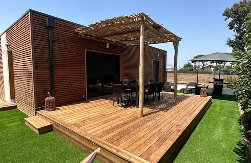 Aleria House | Casa Juliette Wooden house near the village and 5 min from the beach
